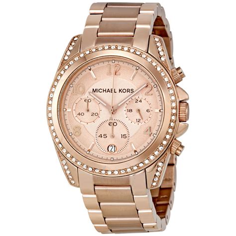 5263 michael kors|Michael Kors Blair Chronograph Rose Dial Ladies .